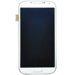 Samsung Galaxy S4 I9505 LCD Refurbished - Grade A - White - No frame & no button