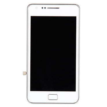 Samsung Galaxy S2 I9100 LCD Refurbished - Grade A - White - No frame & no button