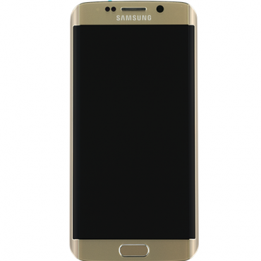 Samsung Galaxy S6 Edge LCD Refurbished - Grade A - Brown, Gold - No frame & no button